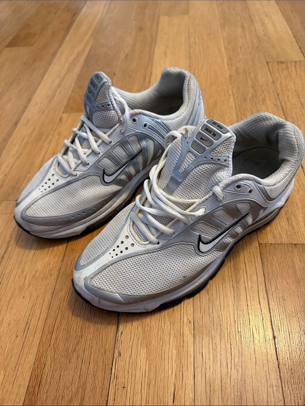 Nike Air Max - Men’s White and Light Gray Athletic Running Sneakers